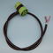 J1939 Deutsch 9-Pin Green Female and Male Pass-through to Open End Cable