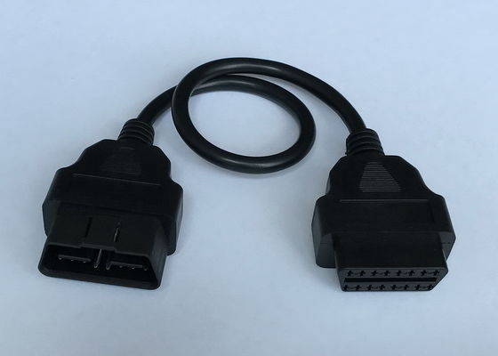 OBD2 OBDII 16 Pin J1962 Erkek 24V - Kadın Uzatma Yuvarlak Kablosu