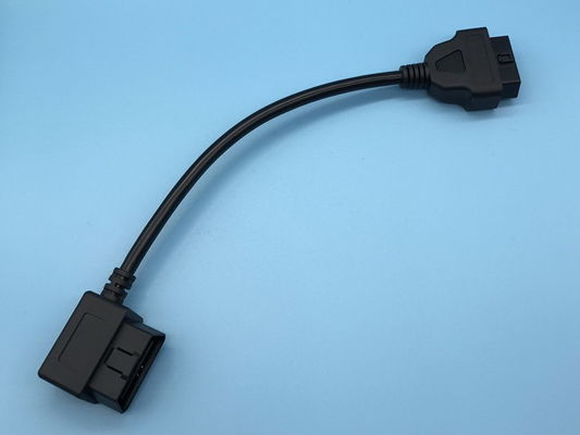 OBD2 OBDII 16-Pin J1962 Dik Açı Erkek Kadın Uzatma Yuvarlak Kablo
