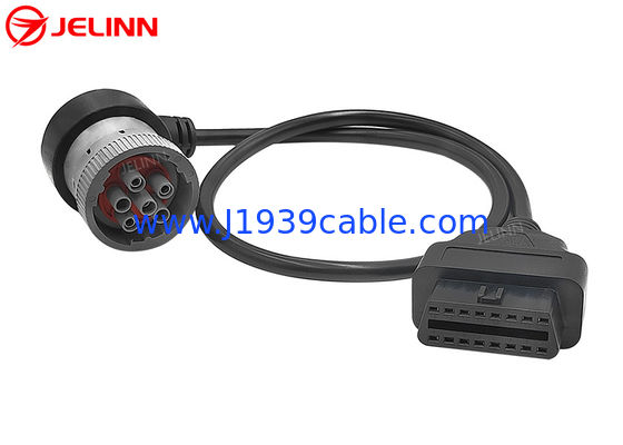 Doğrudan açı J1708 6 Pin Bağlantısı OBD 2 Bağlantı Kablosu Teşhis Aygıtları veya İzleyici