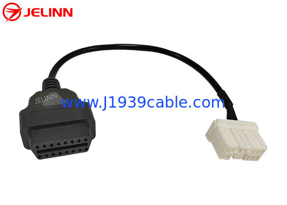 12 Pin to OBD 2 OBDII Diagnostic Cable 12Pin to 16pin OBD2 Tesla Model S Yılı 2015 veya Daha Eski