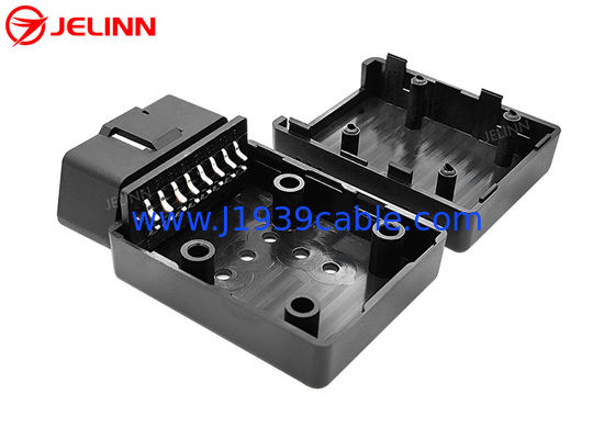 OBD 2 Kabin Kontu OBD2 Kutusu ve Eğri Pinli Erkek Bağlantı