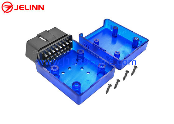 OBD 2 Kabuk Plastik Kutusu Doğrudan Pin Bağlantısı İçin OBD2 Kabuk