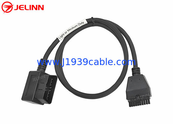 PT30 ELD Cihaz Kablosu OBD2 OBDII J1962 Kuzey Amerika'daki Volvo veya Mack Kamyonları için Kablosu Elektronik Kayıt Cihazı